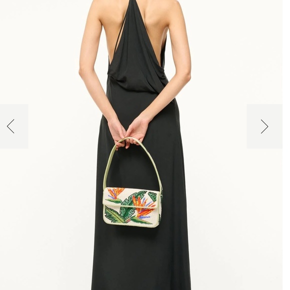 STAUD Tommy Beaded Bag Birds Of Paradise - Picture 6 of 15